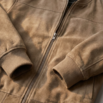 Adrian | Modern Suede Bomber Jacket