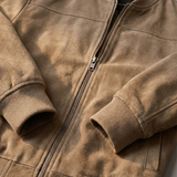 Adrian | Modern Suede Bomber Jacket
