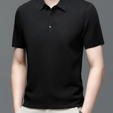 Noel - Textured Short Sleeve Polo Shirt