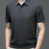 Noel - Textured Short Sleeve Polo Shirt