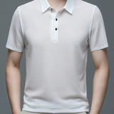 Noel - Textured Short Sleeve Polo Shirt