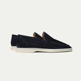 Classic Suède Loafer Navy Blue