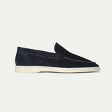 Classic Suède Loafer Navy Blue