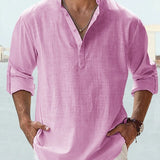 Lambert - Minimalist Mandarin Collar Shirt