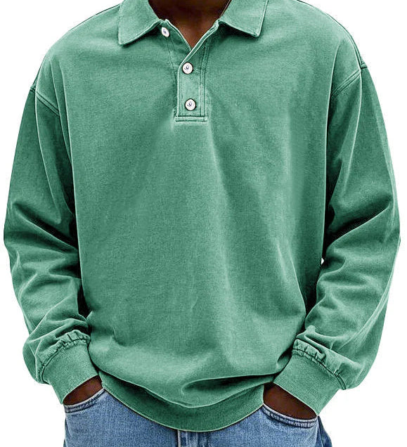 Gerald - Washed Collar Polo Shirt