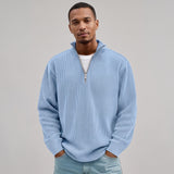 Nelson - Ribbed Half-Zip Jumper