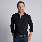 Lewis - Contrast Collar Polo Shirt