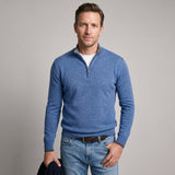 Angus - Marled Half-Zip Jumper