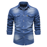 Edison - Washed Denim Shirt