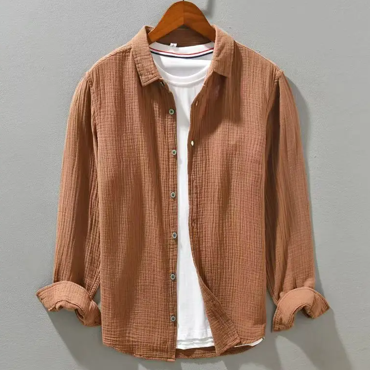 Ezra - Soft Silk-Touch Cotton Shirt